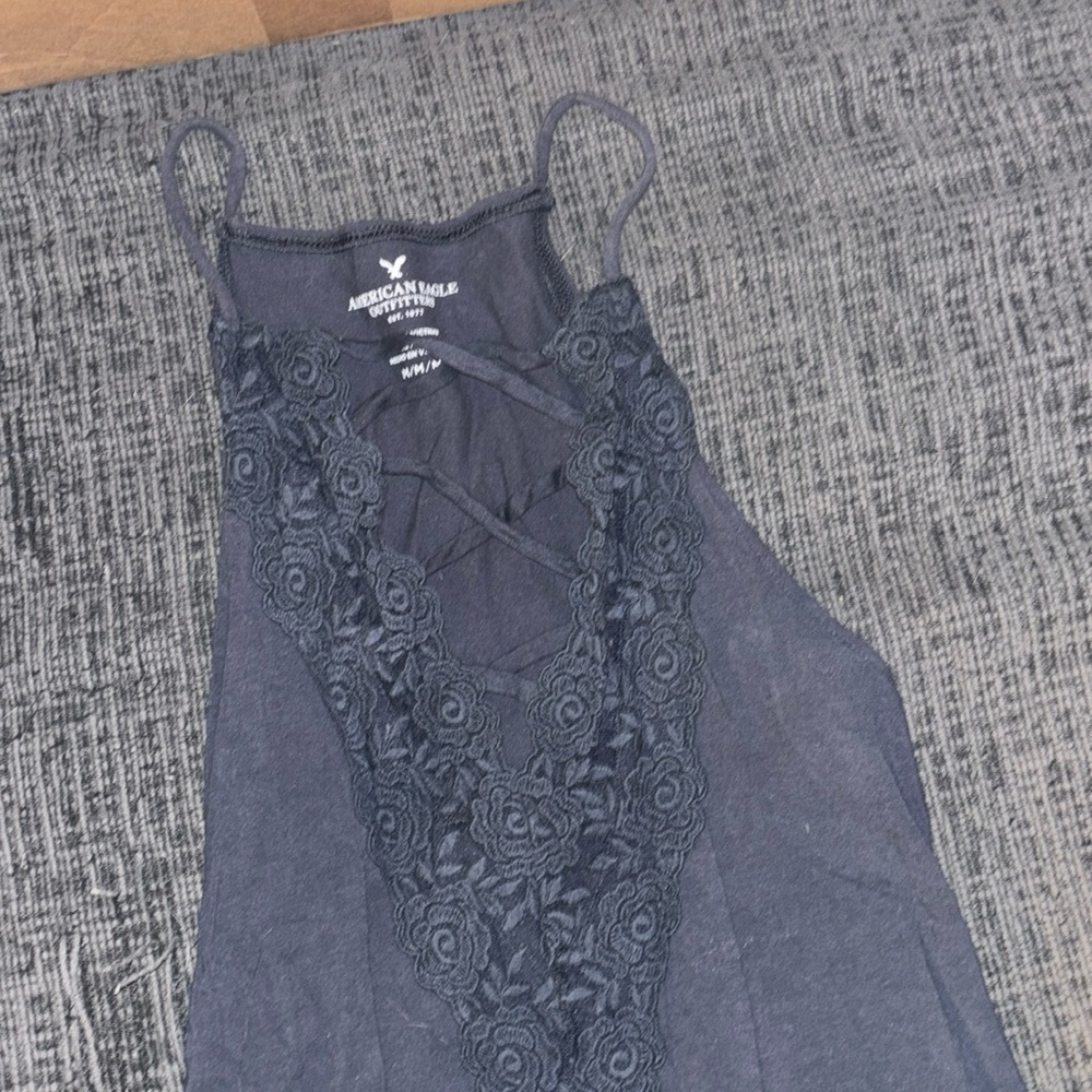 American eagle dark grey bodysuit size M